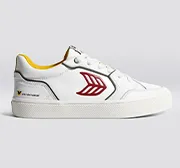 STAR WARS VALLELY White Leather Fighter Pilot Red Logo Sneaker Men