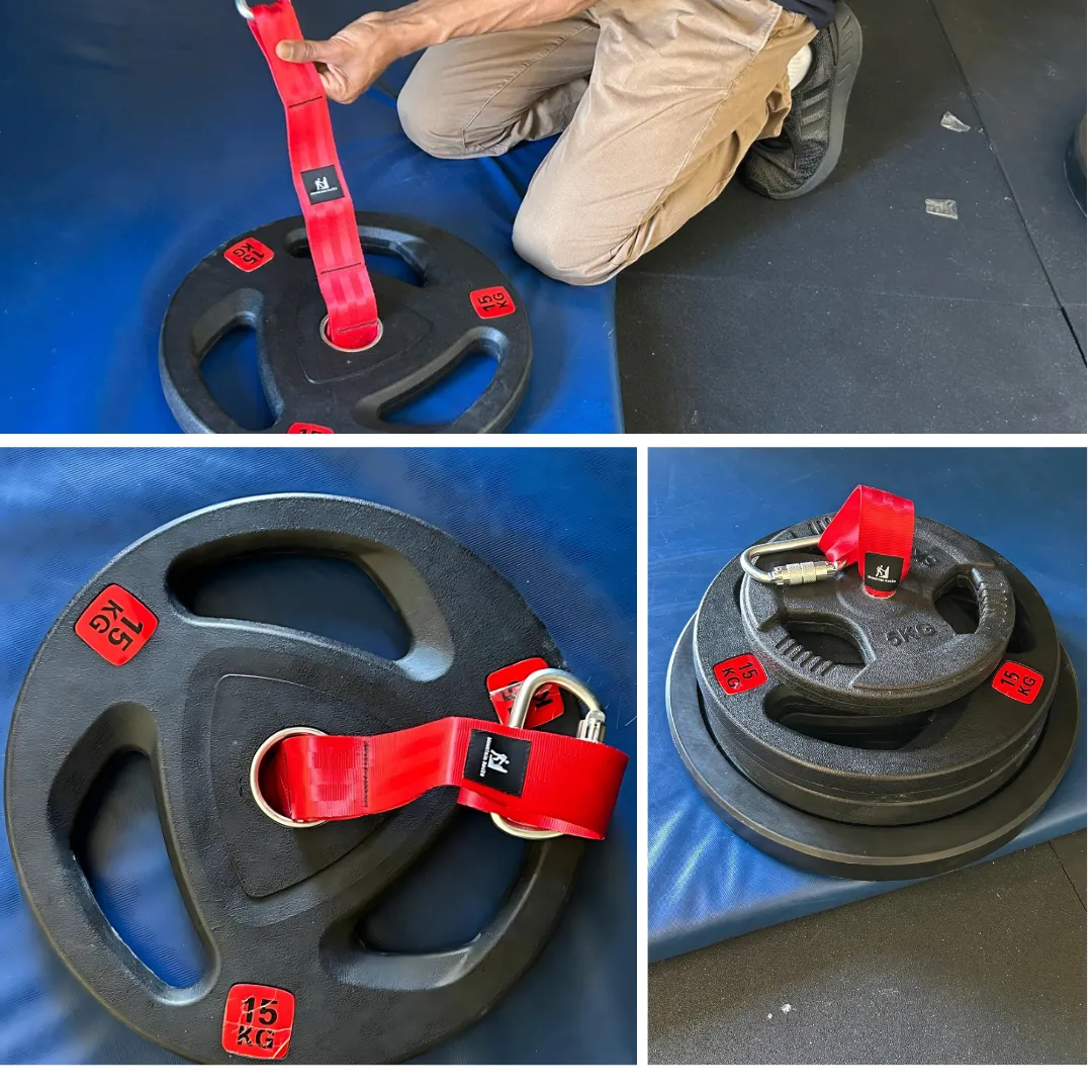 Strap Loading Pin for Olympic Weight Plates and Standard Weight Plates