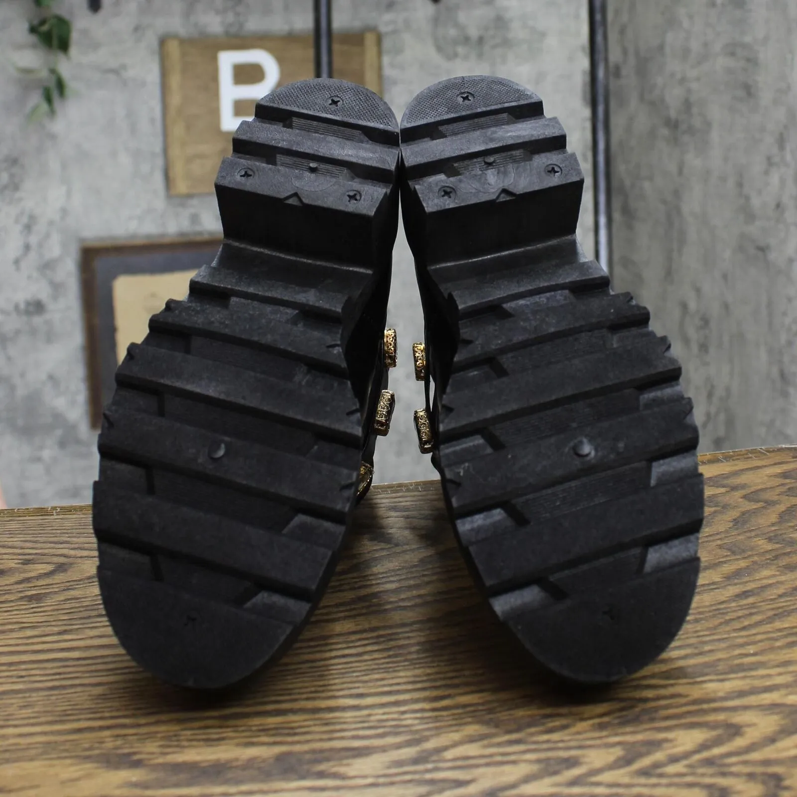 Sugar Favorite Mid Calf Chunky Heel Lace Up Fashion Boots Favorite Black 9M