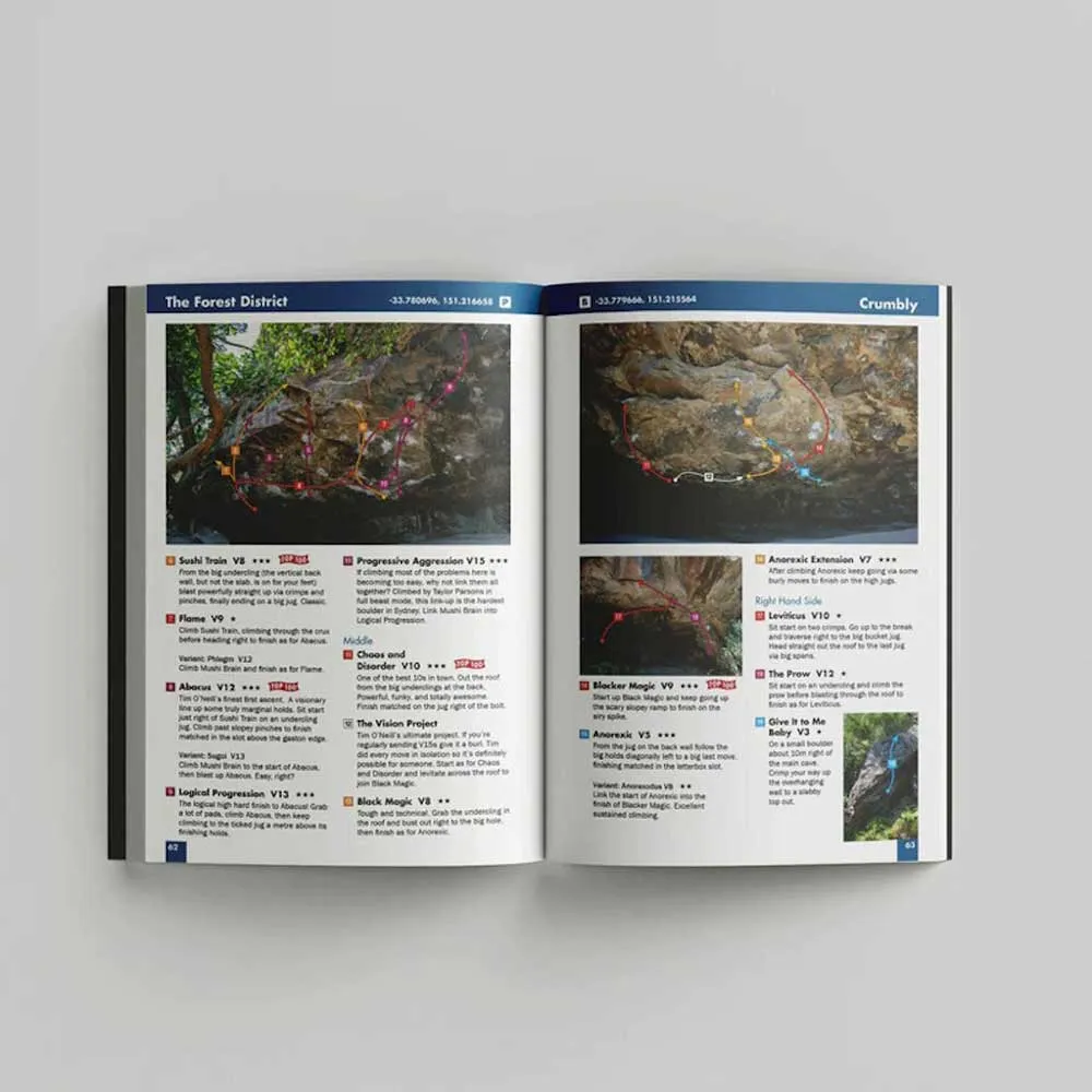 Sydney Bouldering Guide 1st Edition - 2023