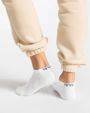 TEVEO Sneaker Socken (2er) "Weiß"