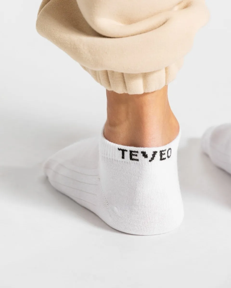 TEVEO Sneaker Socken (2er) "Weiß"
