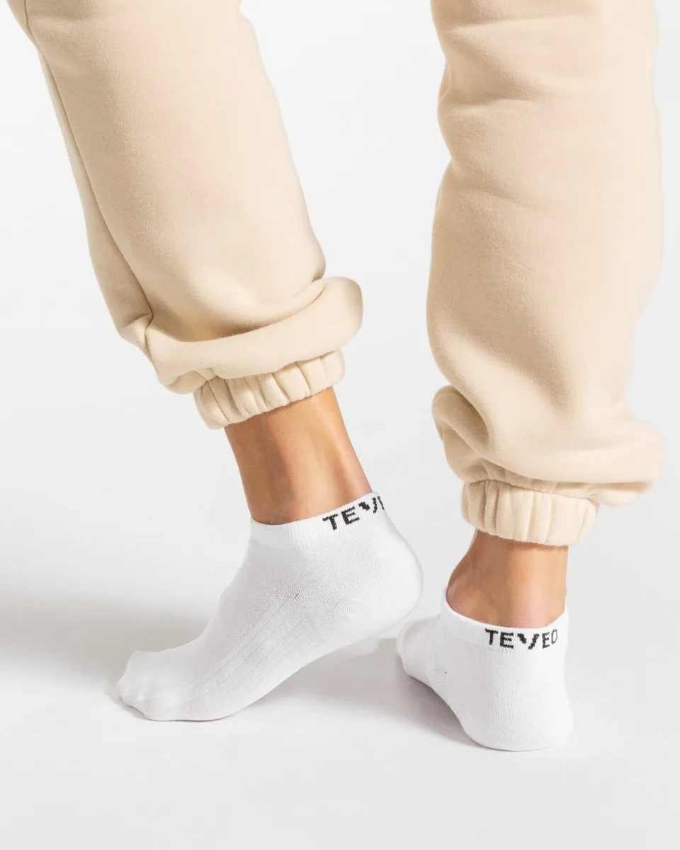 TEVEO Sneaker Socken (2er) "Weiß"