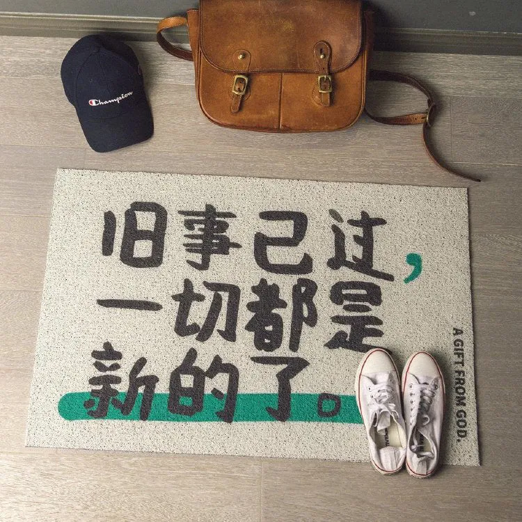 The Old Is Gone The New Has Come {Outdoor Door Mat}