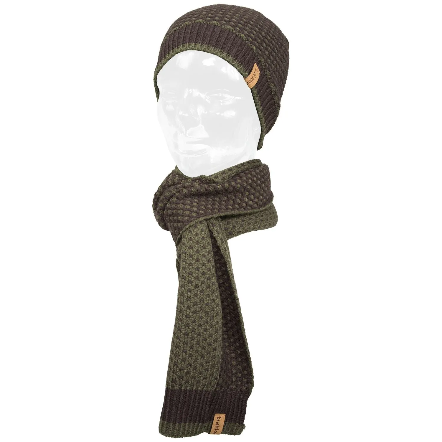 Trakker Combo Earth Hat & Scarf