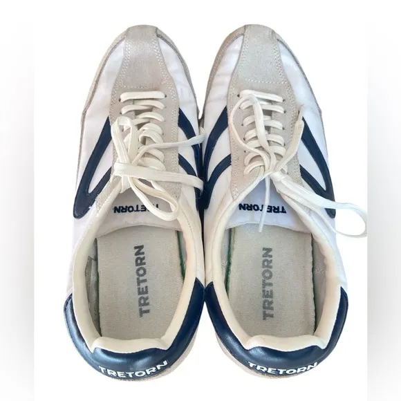 Tretorn Women's Rawlins 2.0 Sneaker white and navy size 10