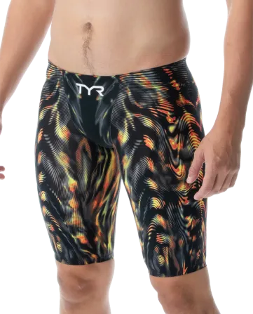 TYR Venzo Genesis Men's High Waist Jammer Swimsuit - Inferno