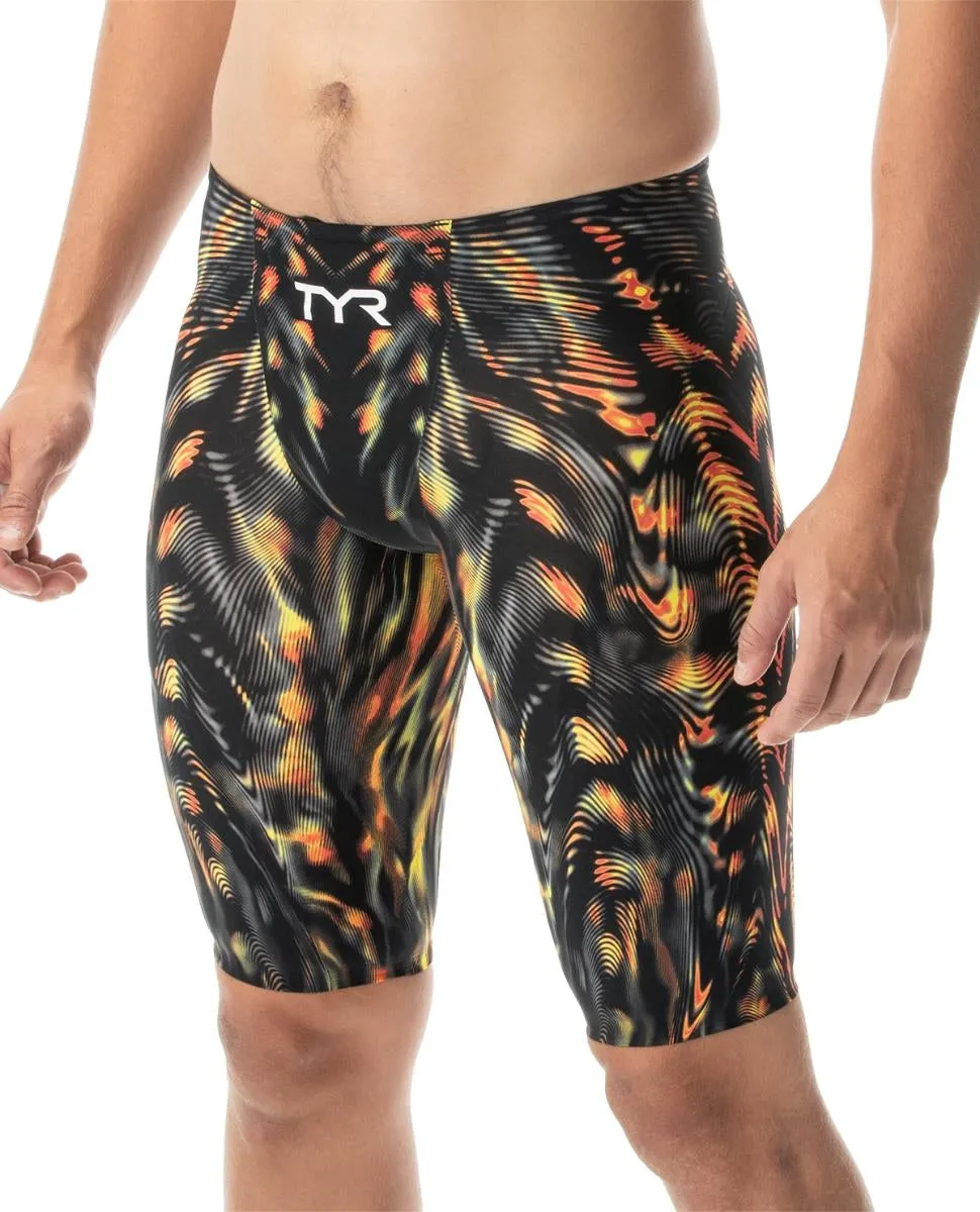 TYR Venzo Genesis Men's High Waist Jammer Swimsuit - Inferno