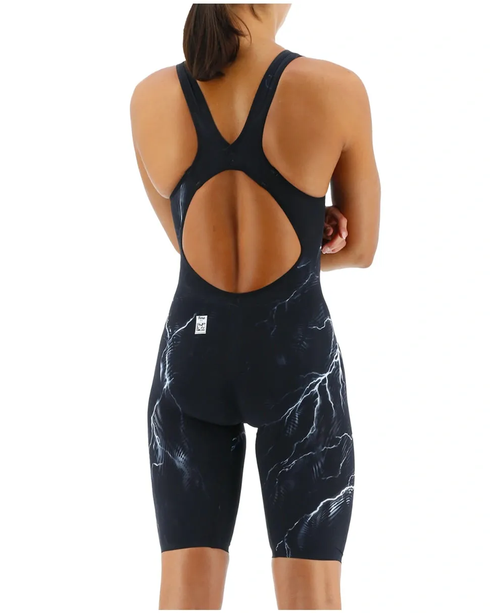 TYR Women's Venzo Phantom Oblivion Openback Swimsuit- Black