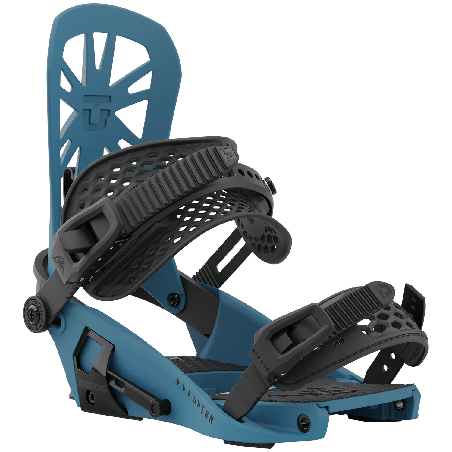 Union Explorer Mens Splitboard Bindings Steel Blue