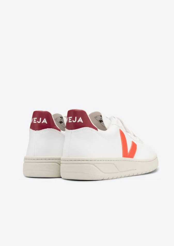 Veja V10 Cwl White Orange Fluo Marsala
