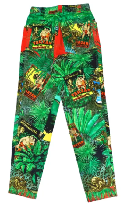 Versace 1990's Tarzan Print Jeans