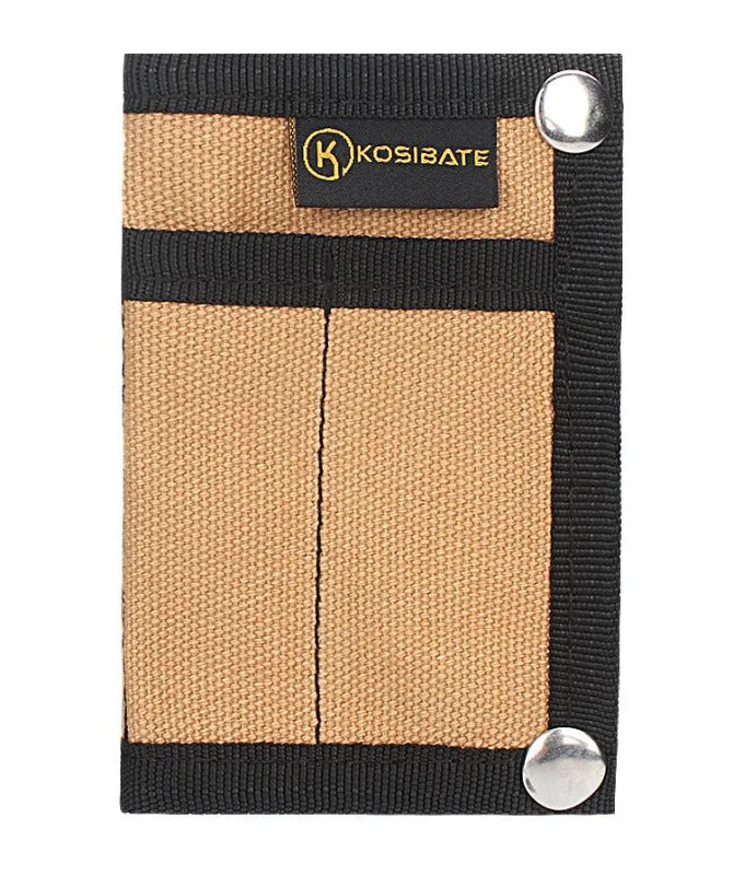 Wautton Mini Tool Pouch for Knife/Flashlight/Tactical Pen/Card-Men's Slim Pocket Organizer