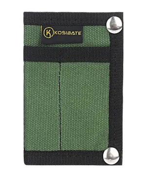 Wautton Mini Tool Pouch for Knife/Flashlight/Tactical Pen/Card-Men's Slim Pocket Organizer