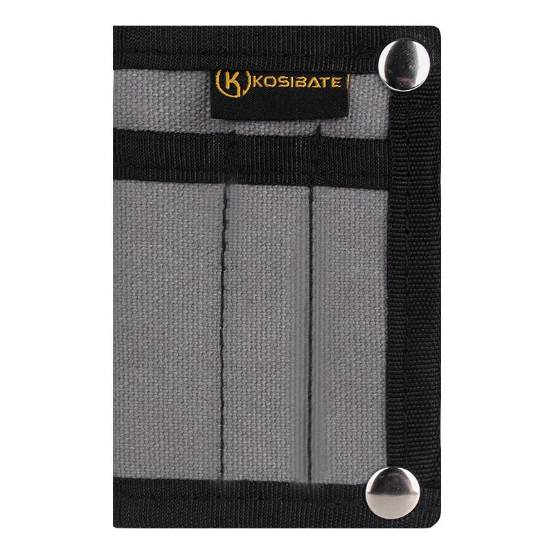 Wautton Mini Tool Pouch for Knife/Flashlight/Tactical Pen/Card-Men's Slim Pocket Organizer