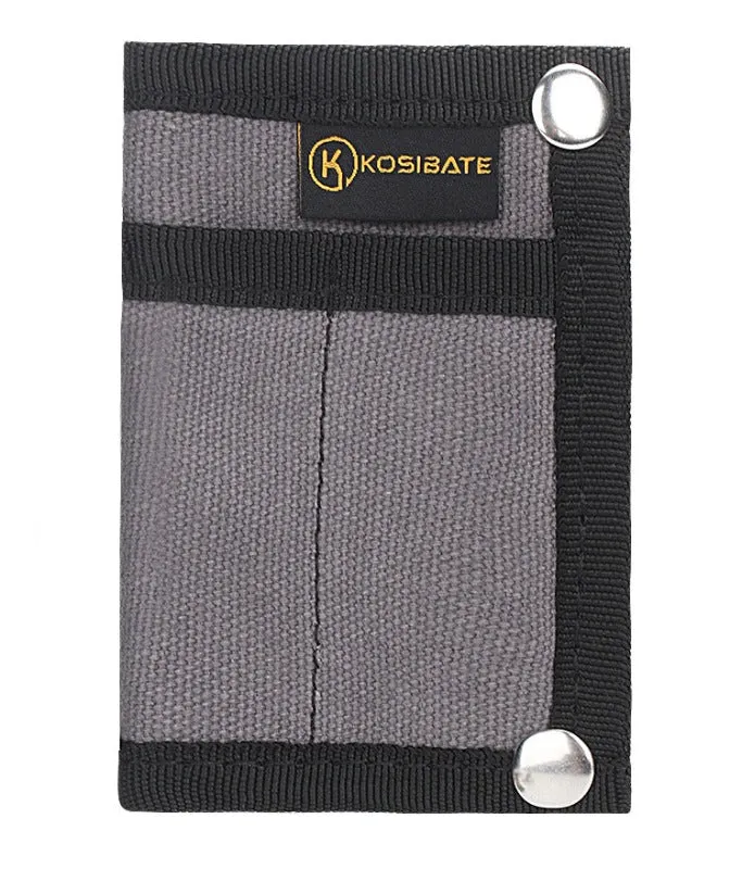 Wautton Mini Tool Pouch for Knife/Flashlight/Tactical Pen/Card-Men's Slim Pocket Organizer