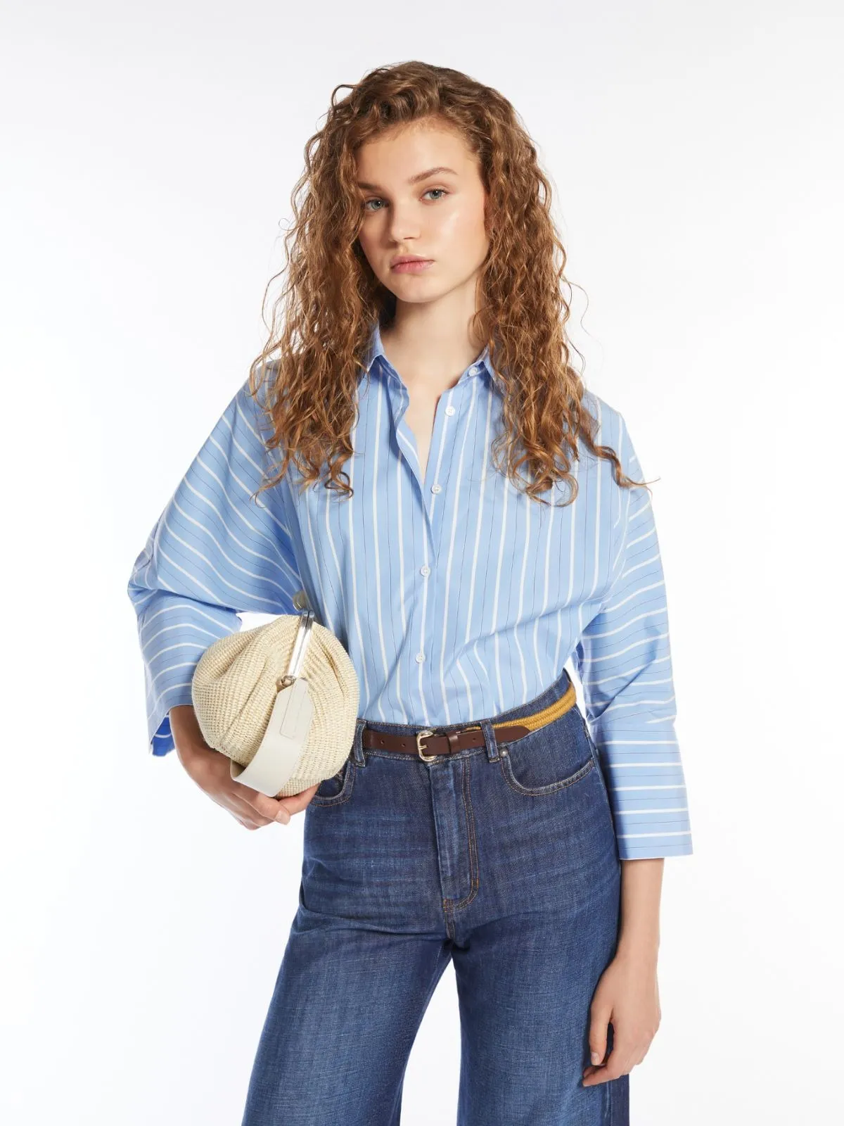 Weekend Max Mara Hudson Shirt in Light Blue