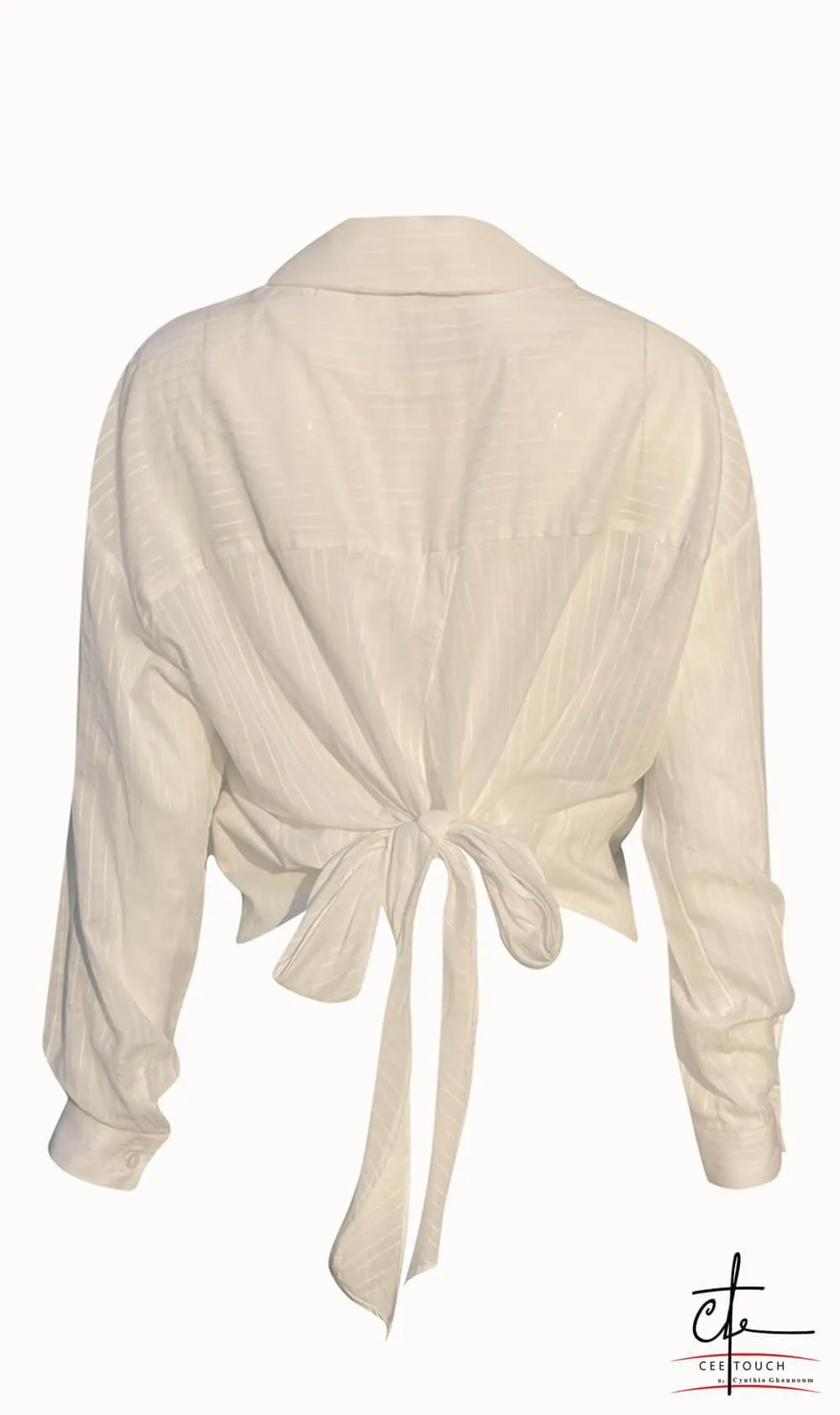 White Beirut Cotton Button Up Shirt